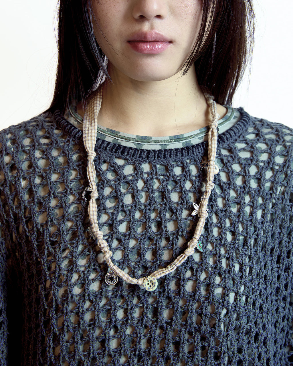 Coyseio - Hole Knit (Charcoal) product image 2 | TRAB K-Fashion Australia