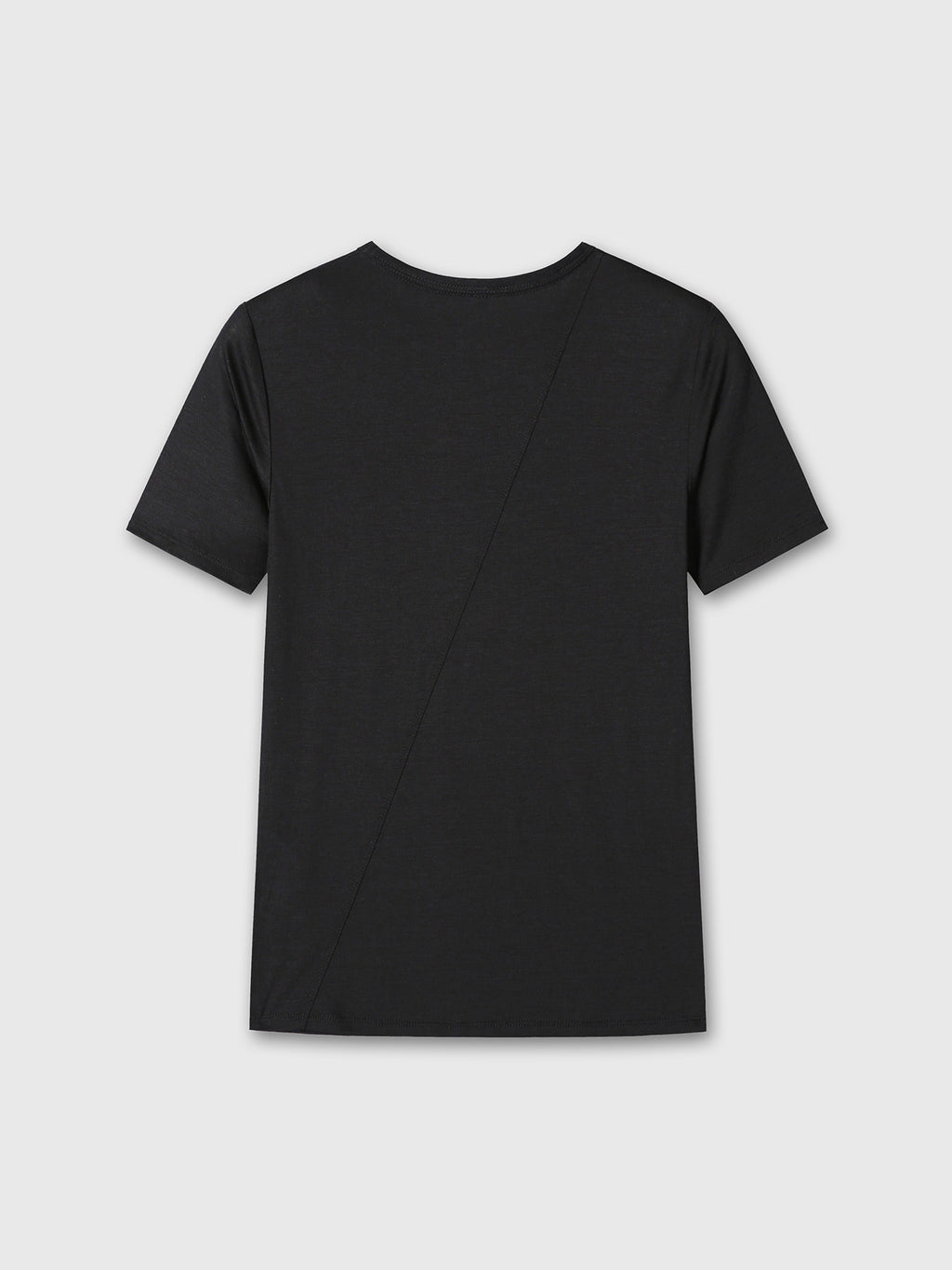 Tonywack - Tencel Short Sleeve T-Shirt (Black) product image 8 | TRAB K-Fashion Australia