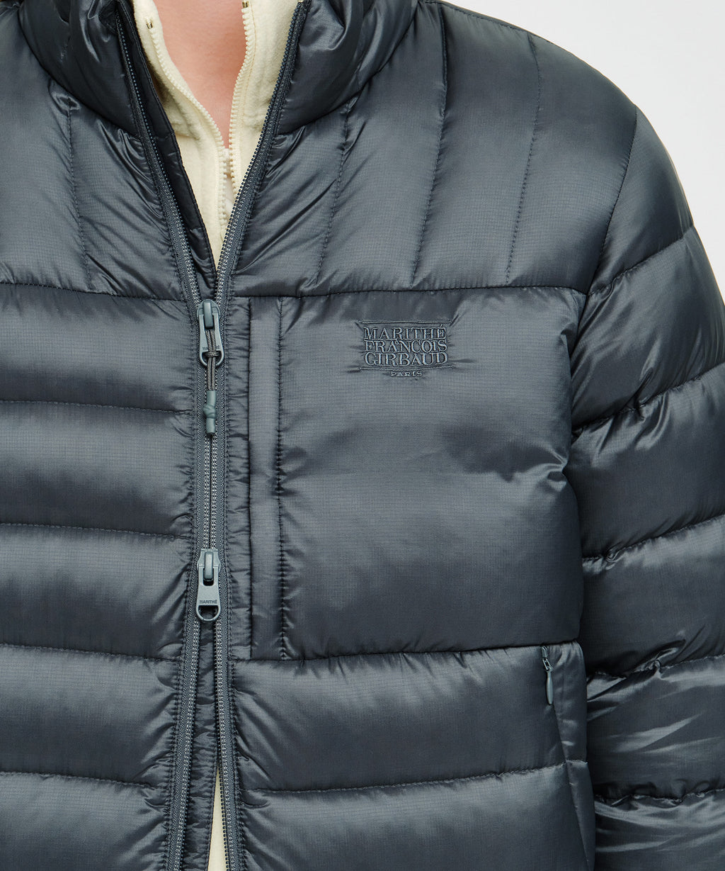 Marithe & Francois Girbaud - High Neck Lightweight Down Jacket (Cool Gray) product image 4 | TRAB K-Fashion Australia