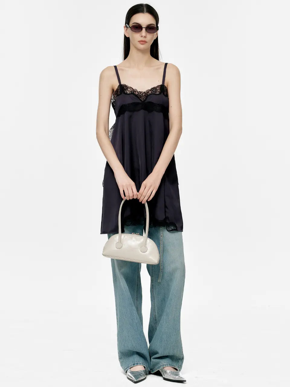 Marge Sherwood - Bessette Shoulder (Light Grey Crinkle) product image 3 | TRAB K-Fashion Australia