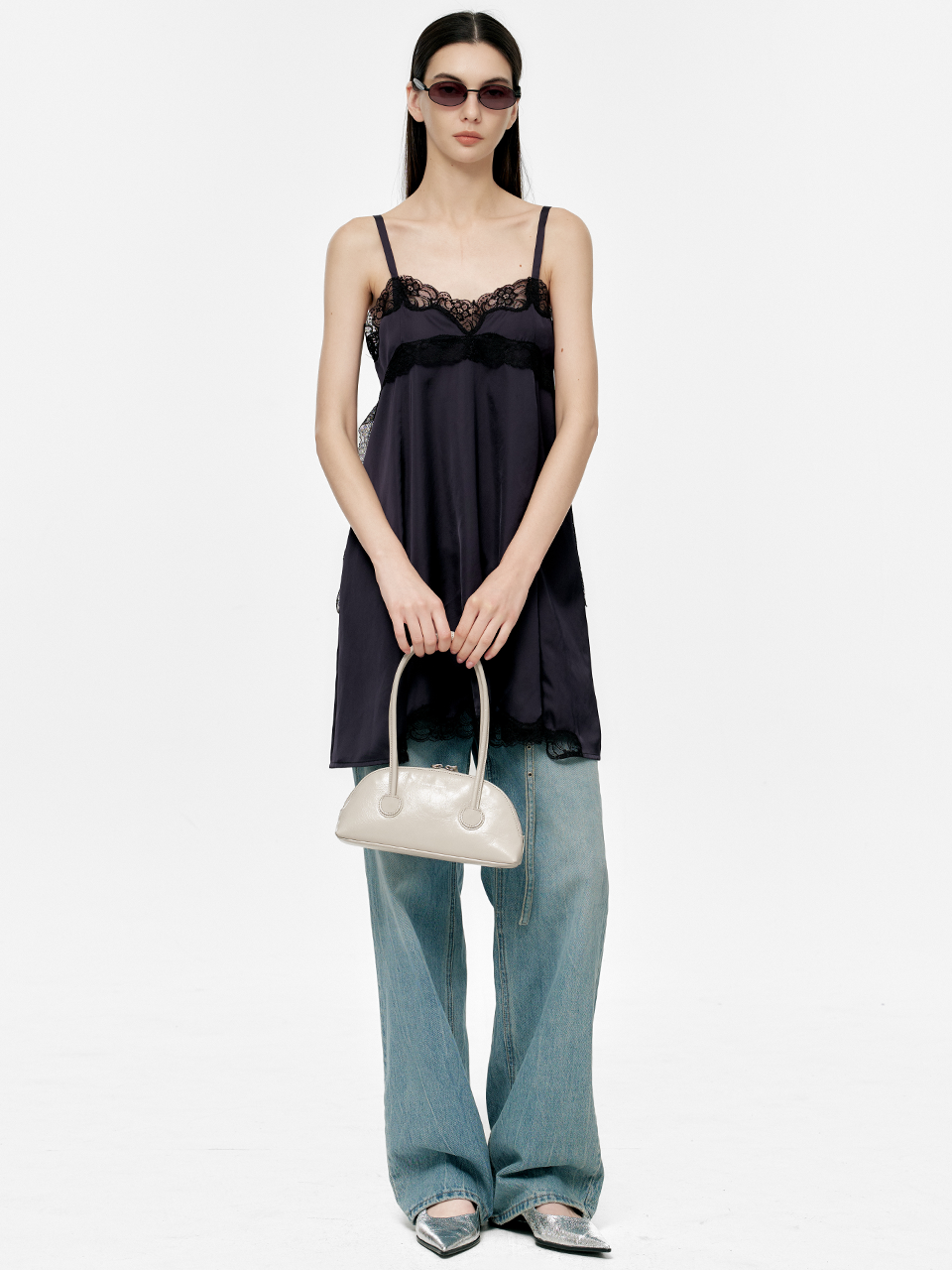 Marge Sherwood - Bessette Shoulder (Light Grey Crinkle) product image 3 | TRAB K-Fashion Australia