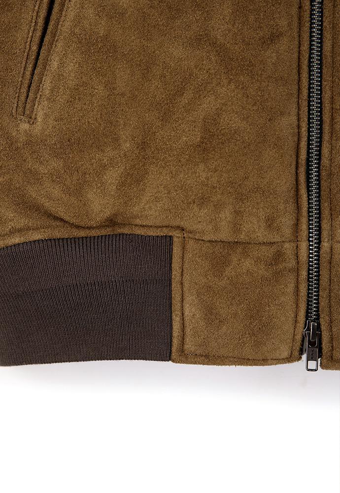 Art if acts - Garment Washed Suede Blouson (Cognac) product image 14 | TRAB K-Fashion Australia