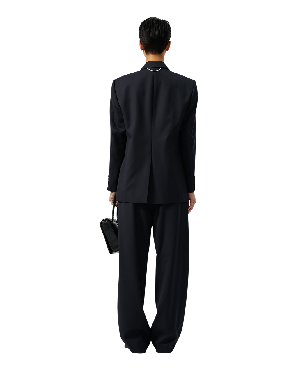 Kimhe Kim - Wool Blend Suit Jacket (Dark Navy) product image 5 | TRAB K-Fashion Australia