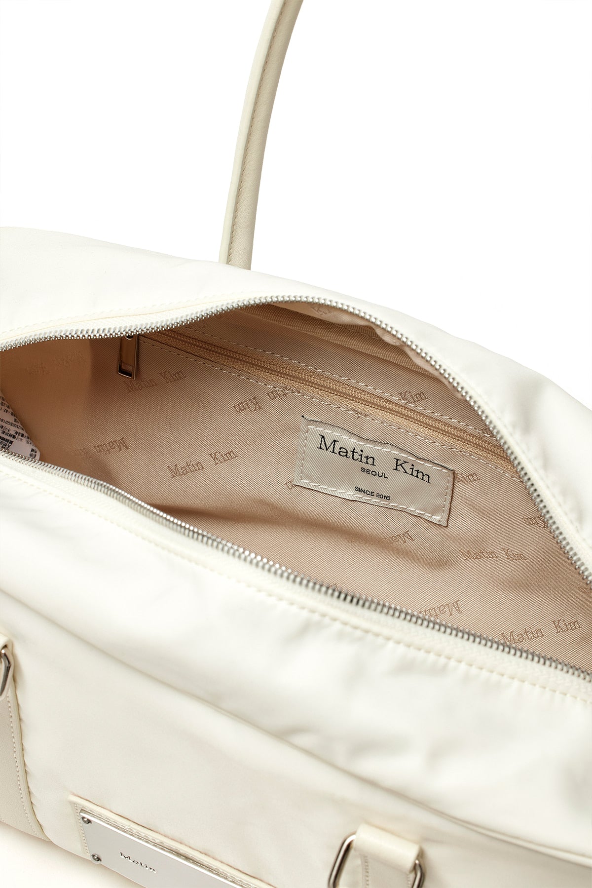 Matin Kim - Sporty Tote Bag (Ivory) product image 4 | TRAB K-Fashion Australia