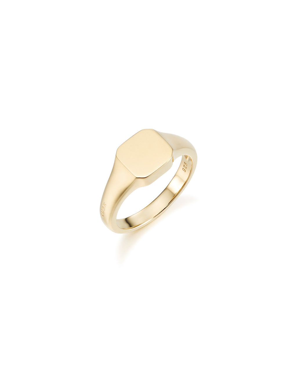 Numbering - Square Signet Pinky Ring #8523 product image 8 | TRAB K-Fashion Australia