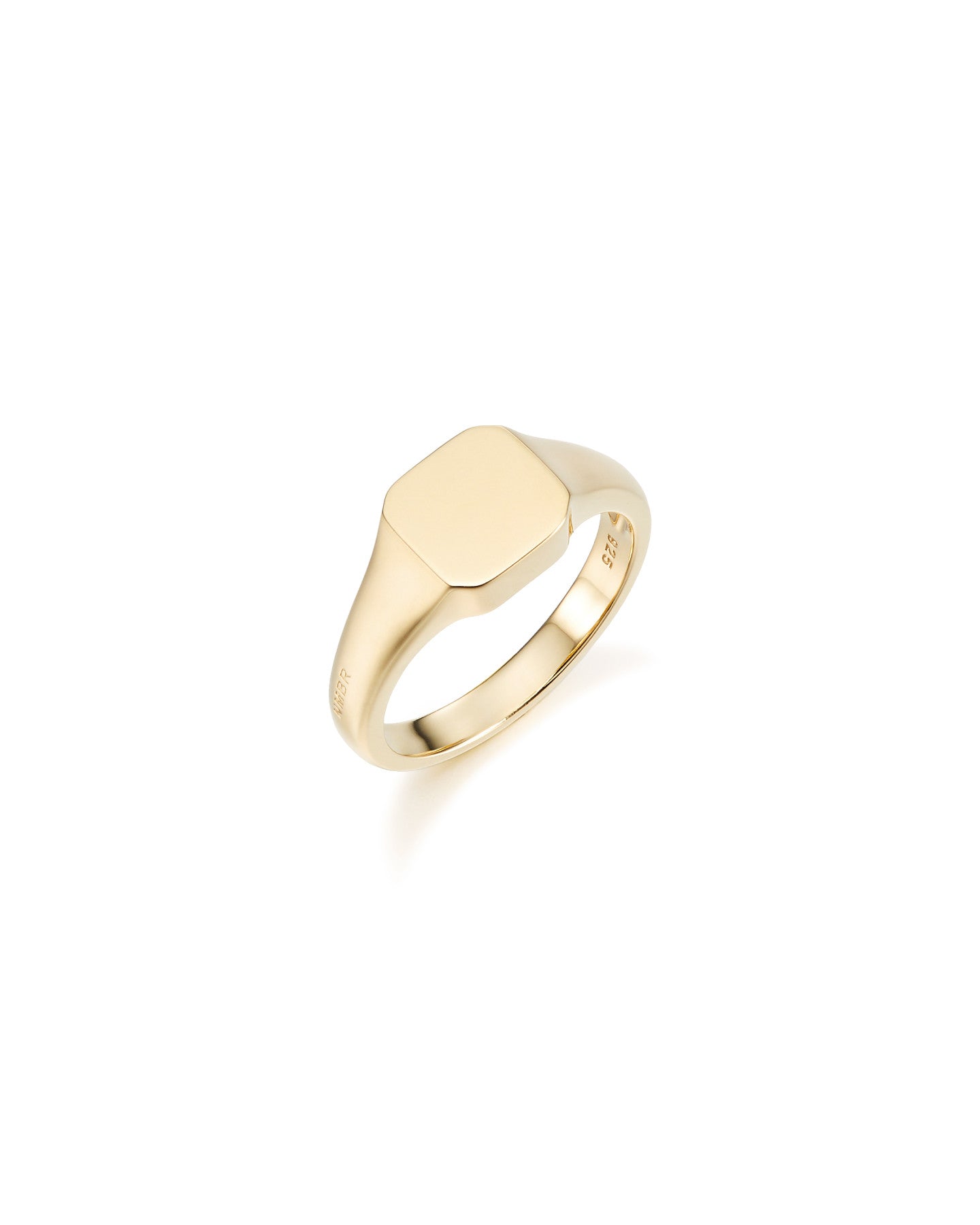 Numbering - Square Signet Pinky Ring #8523 product image 8 | TRAB K-Fashion Australia