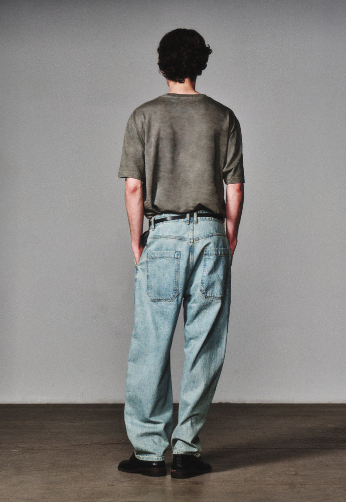 Art if acts - Garment Dyed Slub Pocket T-Shirt (Cliff) product image 3 | TRAB K-Fashion Australia