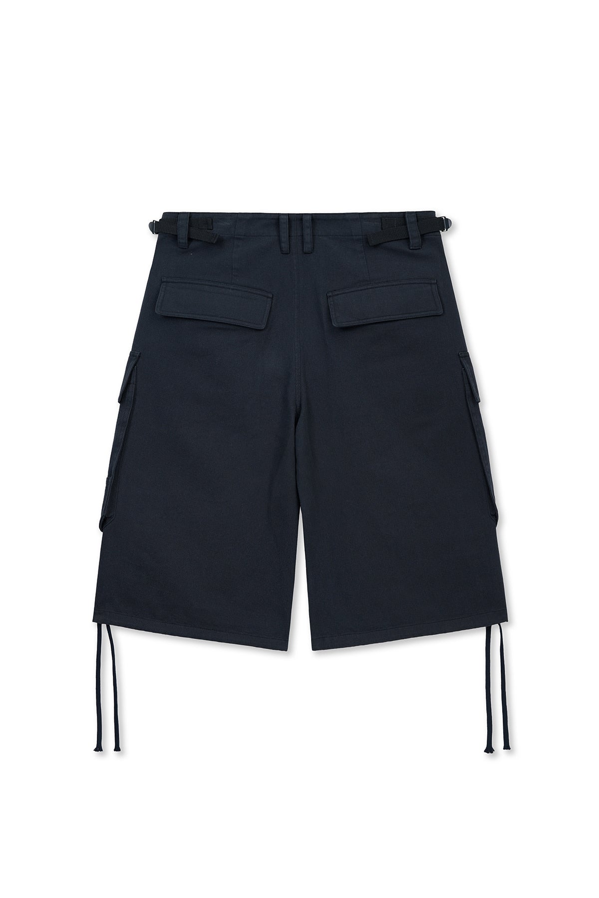 Matin Kim - Utility Cargo Bermuda Pants (Navy) product image 2 | TRAB K-Fashion Australia