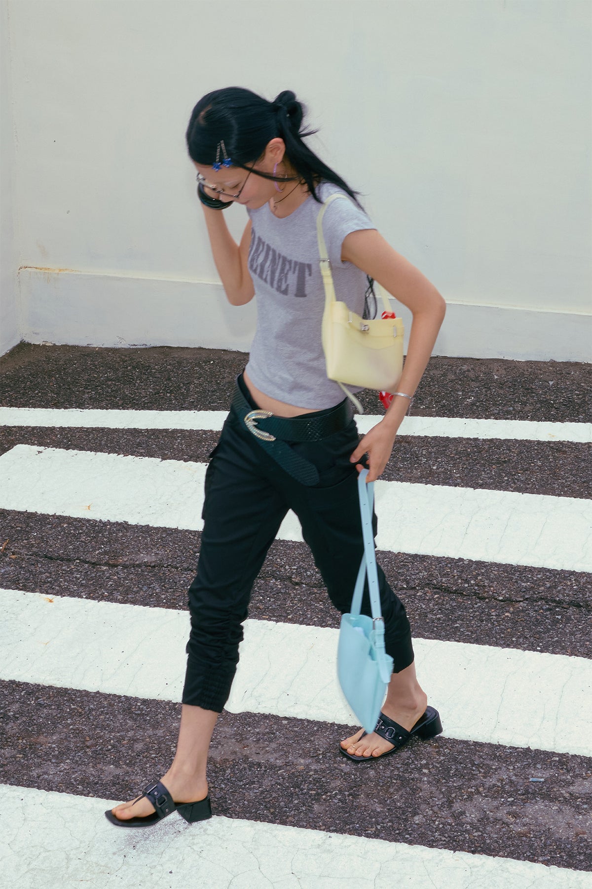 Deinet - Jelly Two-Way Middle Bag (Ice Blue) product image 3 | TRAB K-Fashion Australia