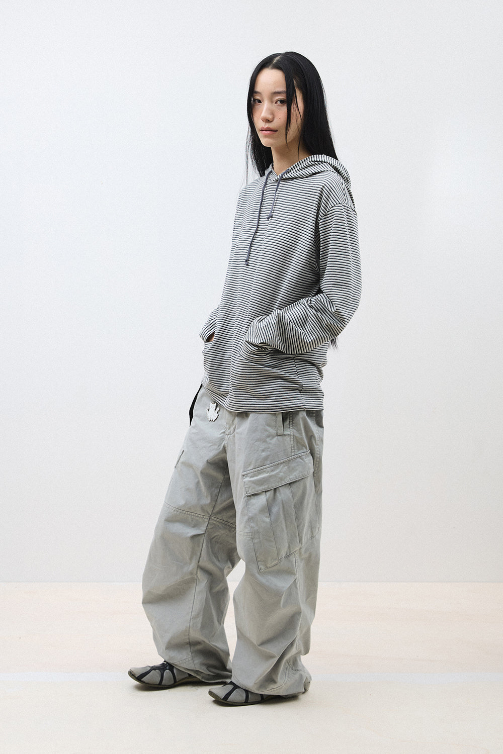 Hatchingroom - Mil Pants CPN Washed Light (Grey) product image 8 | TRAB K-Fashion Australia