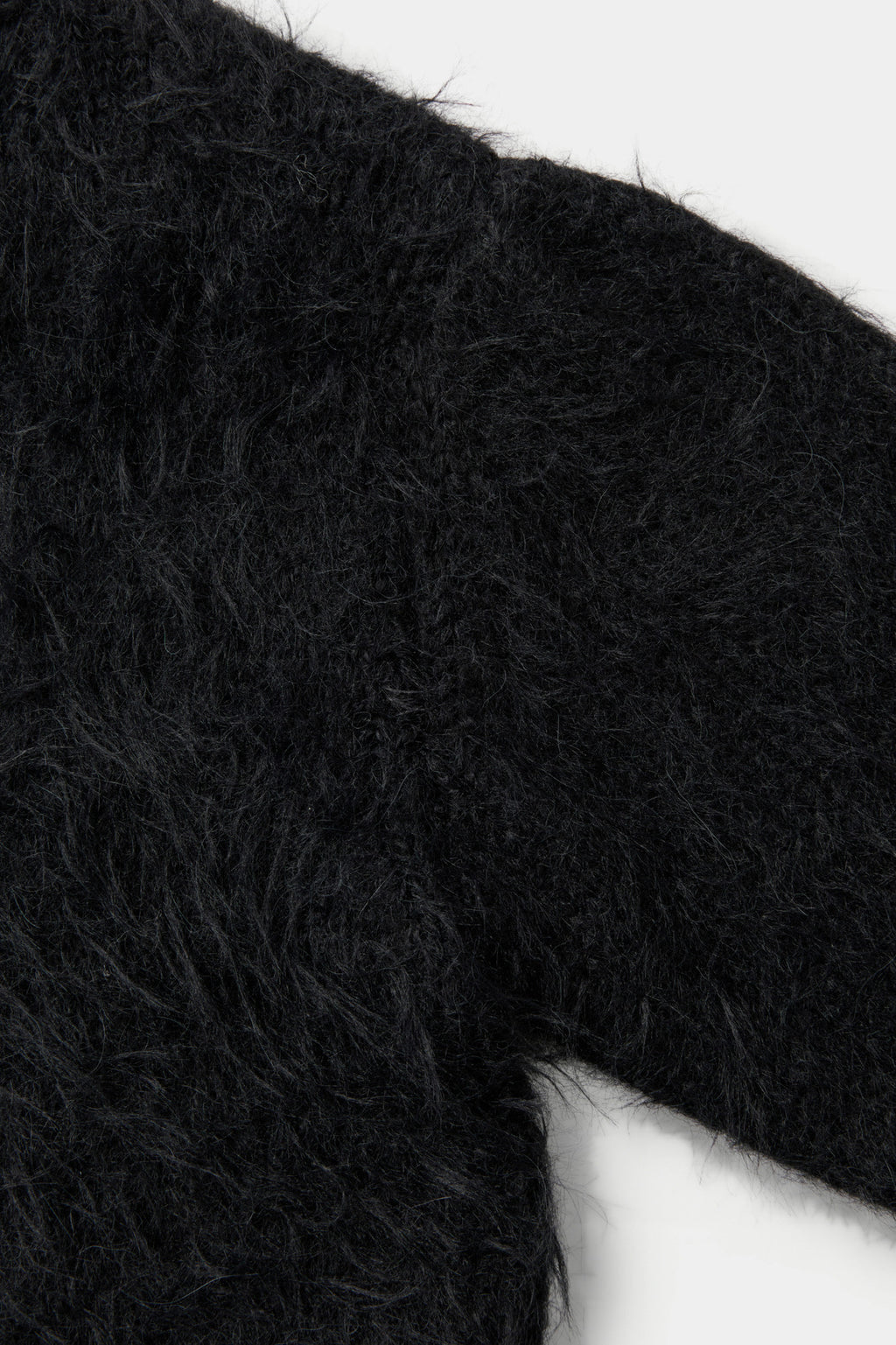 Coor - Fuzzy Cropped Cardigan (Black) product image 6 | TRAB K-Fashion Australia