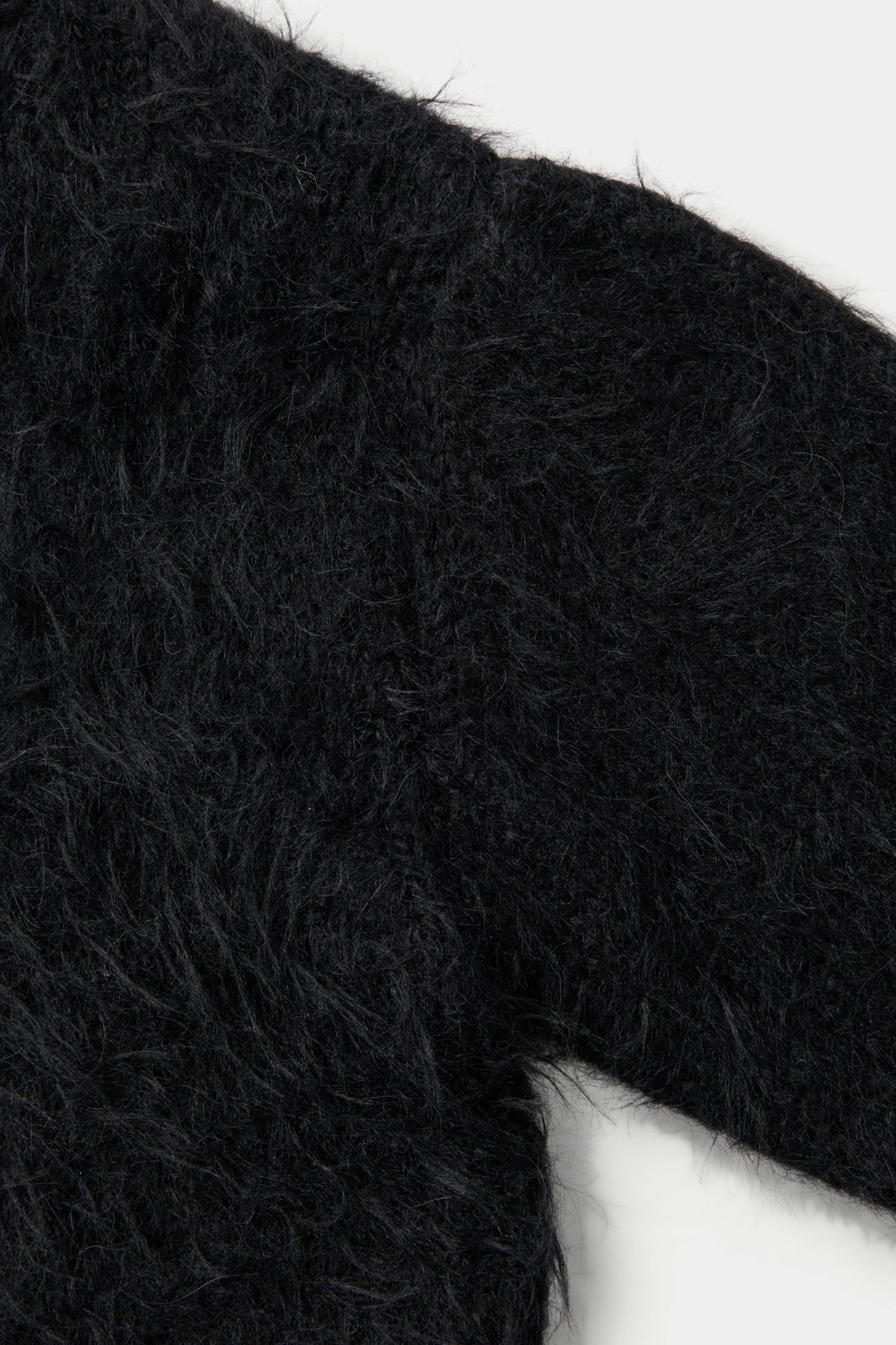 Coor - Fuzzy Cropped Cardigan (Black) product image 6 | TRAB K-Fashion Australia