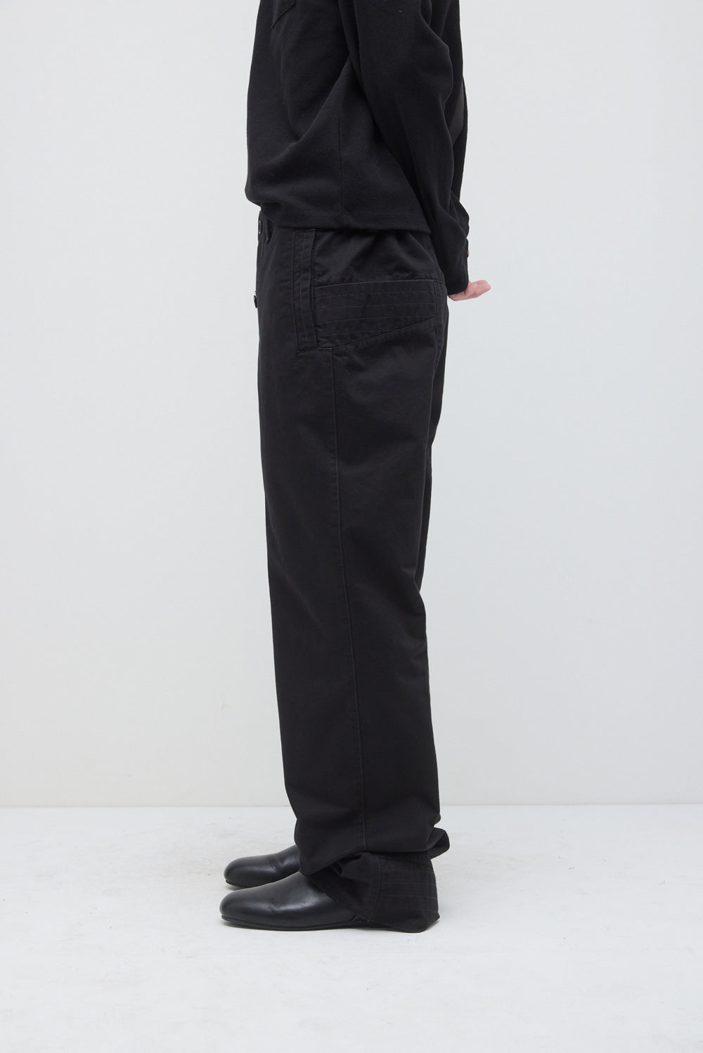 Hatchingroom - Flap Trousers (Black) product image 3 | TRAB K-Fashion Australia