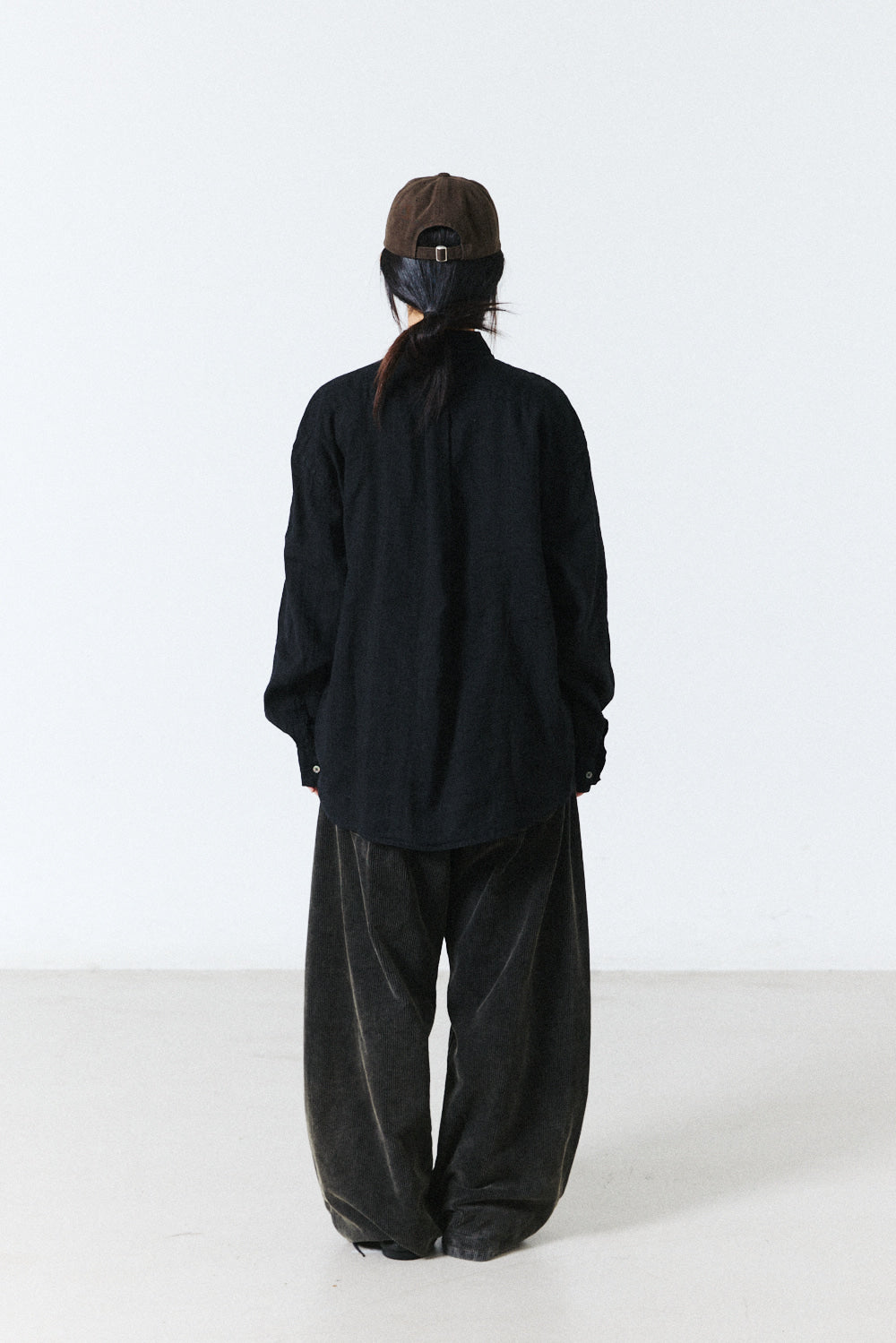 Hatchingroom - Classic Shirt Shadow Stripe (Black) product image 11 | TRAB K-Fashion Australia