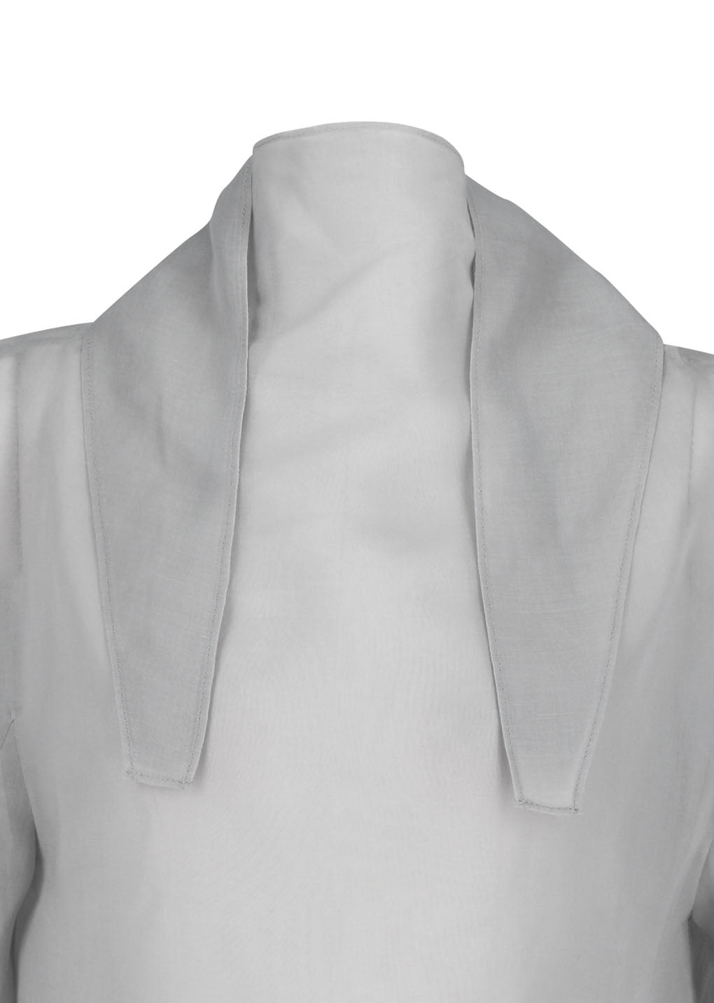 Amomento - Knotted Collar Top (Grey) product image 5 | TRAB K-Fashion Australia