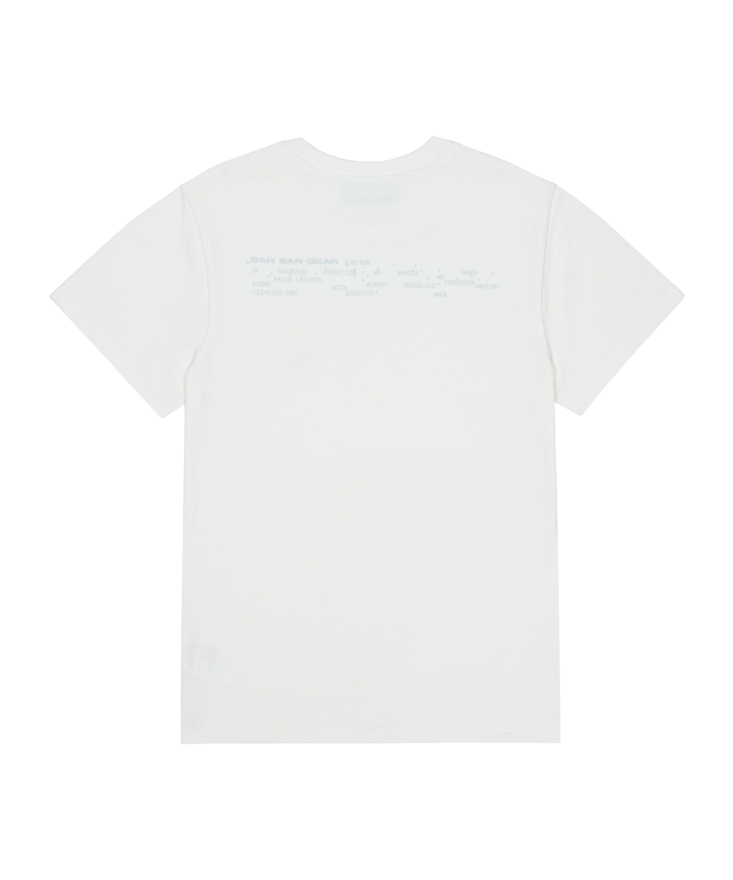 San San Gear - Logo T-Shirt_0 (White) product image 2 | TRAB K-Fashion Australia