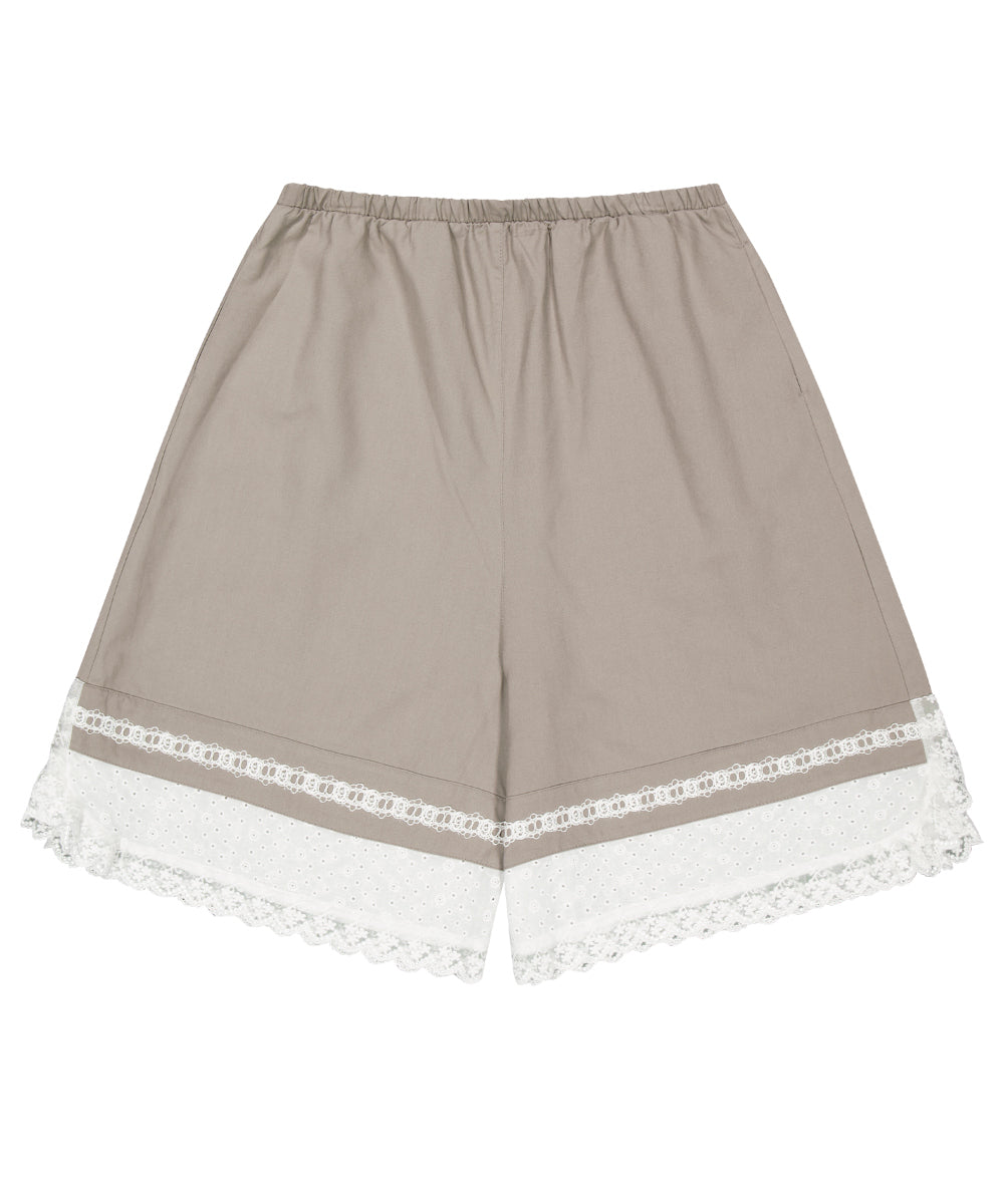 Coyseio - Lace Shorts Cocoa product image 9 | TRAB K-Fashion Australia