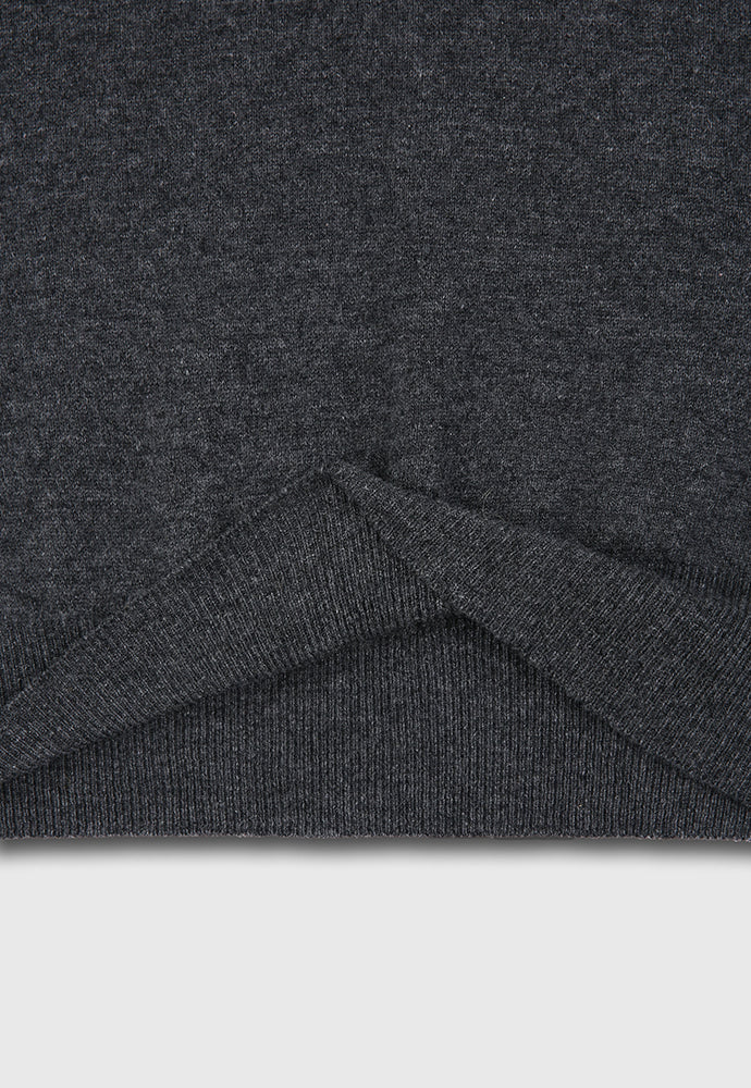 Tonywack - Pure Cashmere V-Neck Sweater (Charcoal) product image 11 | TRAB K-Fashion Australia