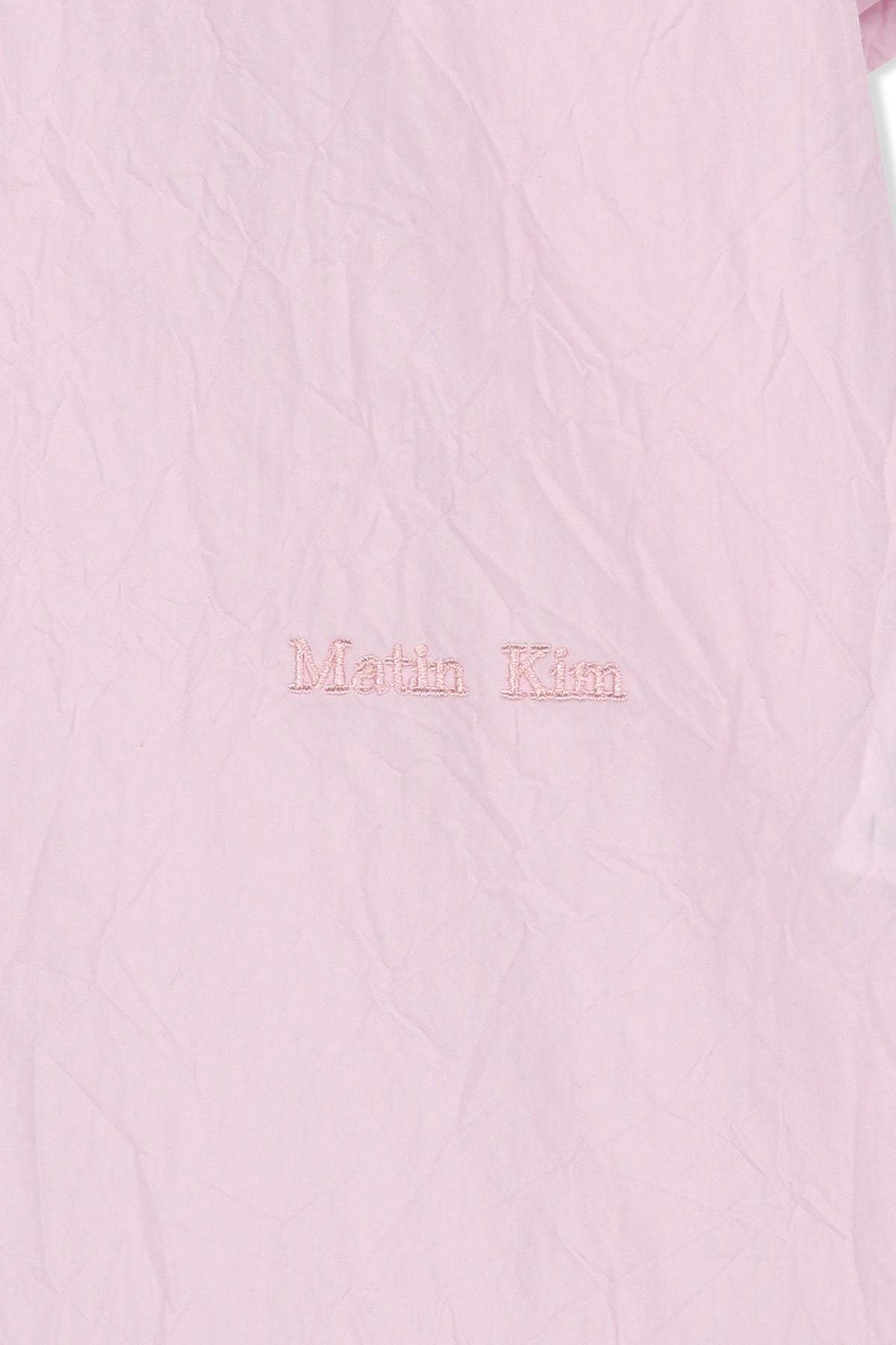 Matin Kim - Small Logo Over Fit Shirt (Pink) product image 5 | TRAB K-Fashion Australia