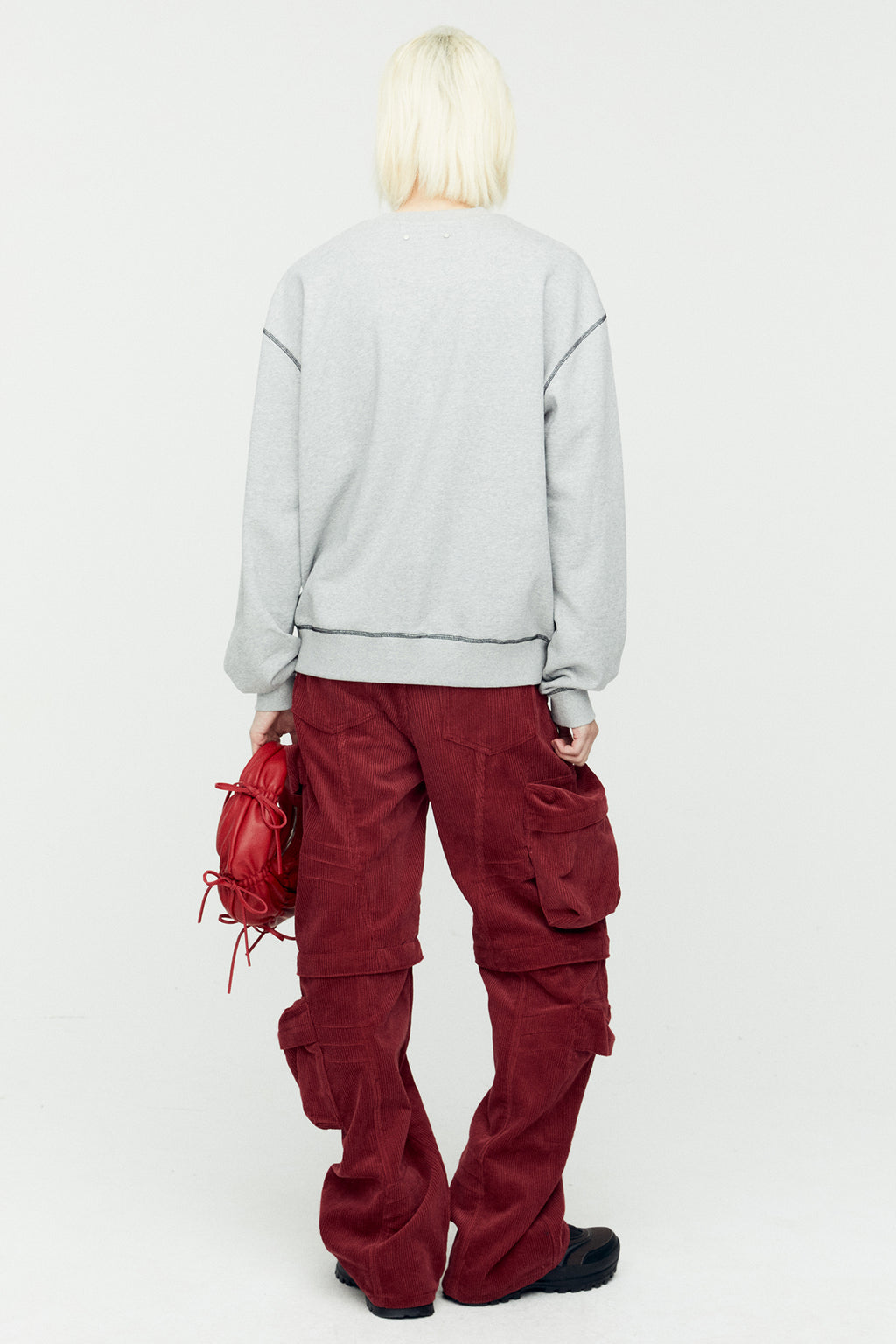 Andersson Bell - (essential) Adsb Fiore Sweatshirts (Grey) product image 2 | TRAB K-Fashion Australia