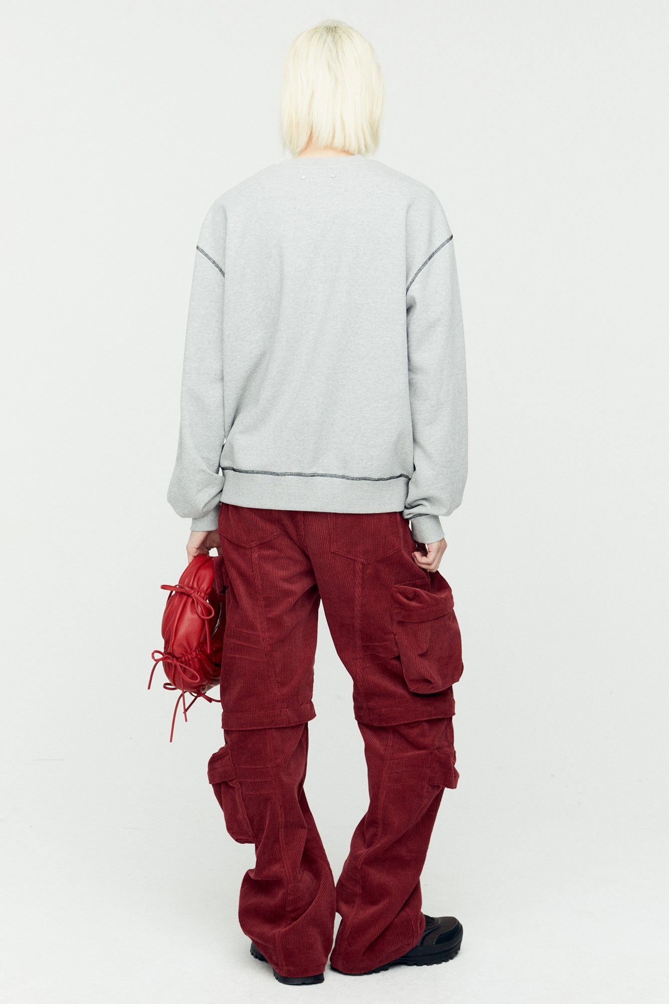 Andersson Bell - (essential) Adsb Fiore Sweatshirts (Grey) product image 2 | TRAB K-Fashion Australia