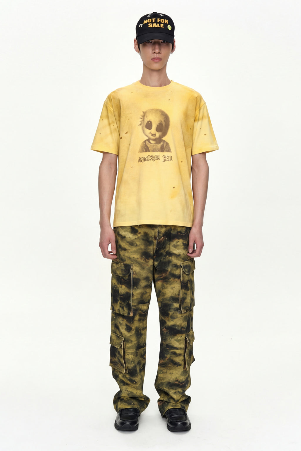 Andersson Bell - Unisex Alien Machinery T-Shirt (Yellow) product image 2 | TRAB K-Fashion Australia