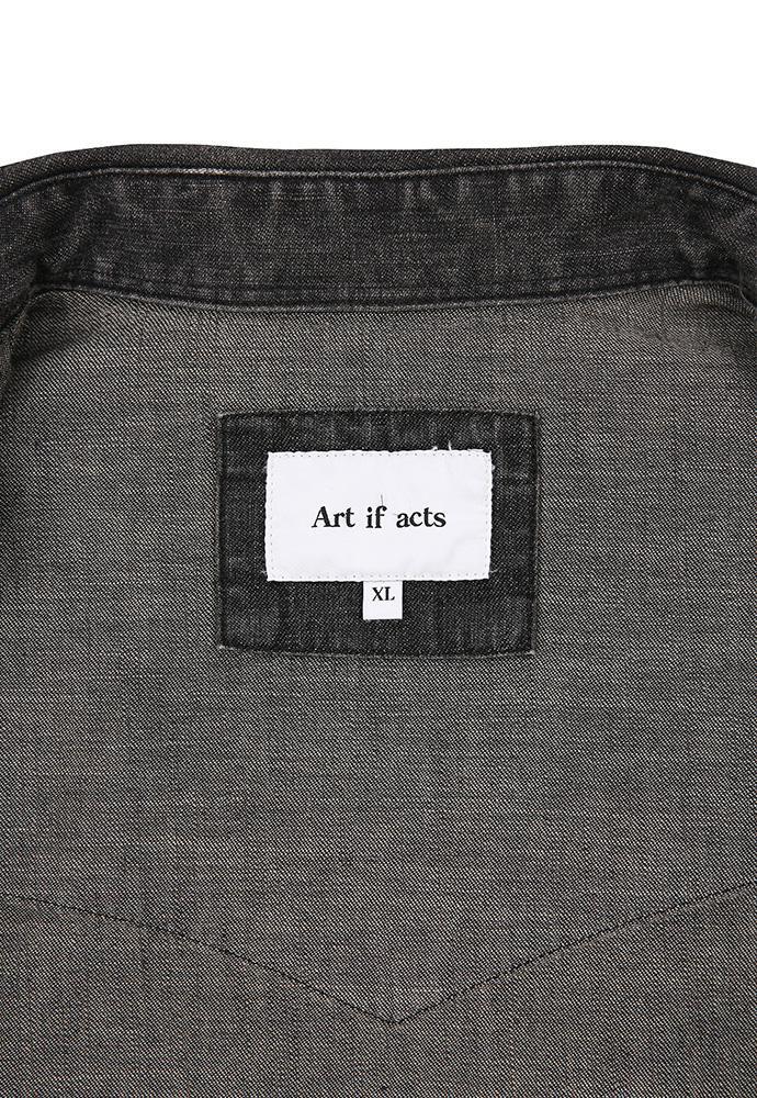 Art if acts - Western Denim Shirt_Japanese Fabric (Used Black) product image 10 | TRAB K-Fashion Australia