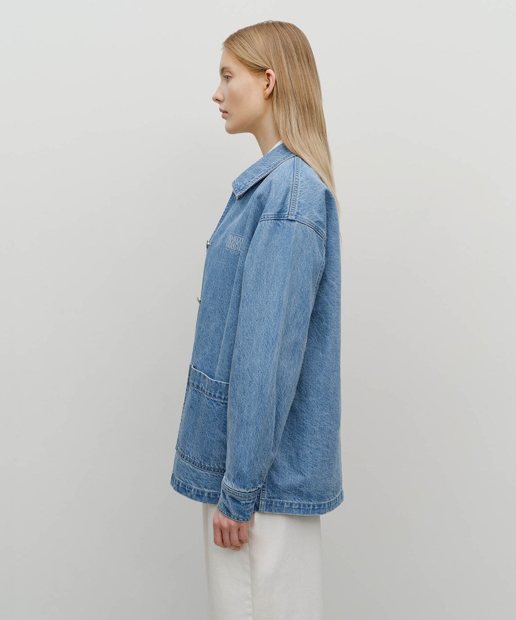 Marithe & Francois Girbaud - French Denim Work Jacket (Light Blue) product image 2 | TRAB K-Fashion Australia