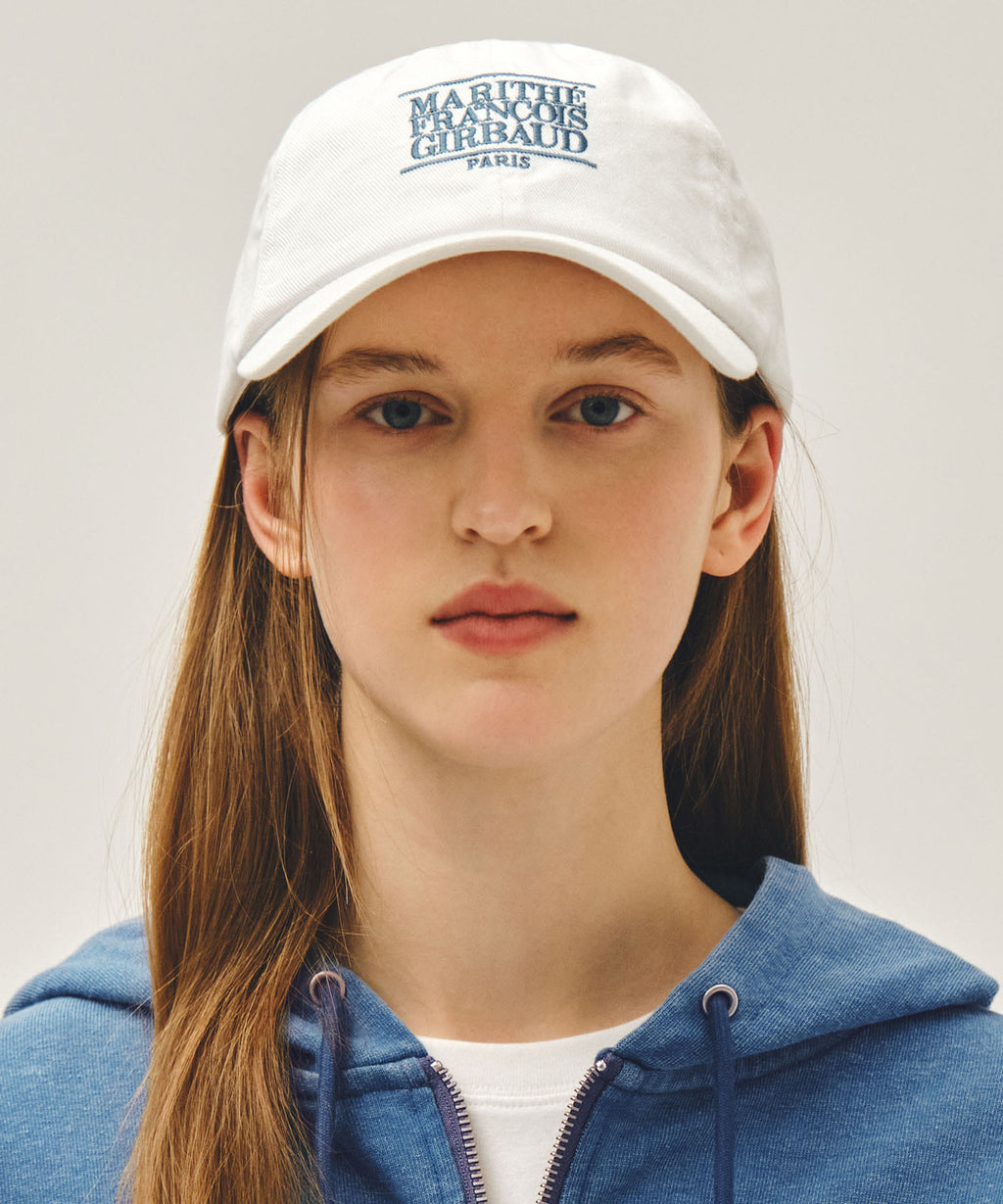 Marithe & Francois Girbaud - Small Classic Logo Cap (Off White) product image 5 | TRAB K-Fashion Australia