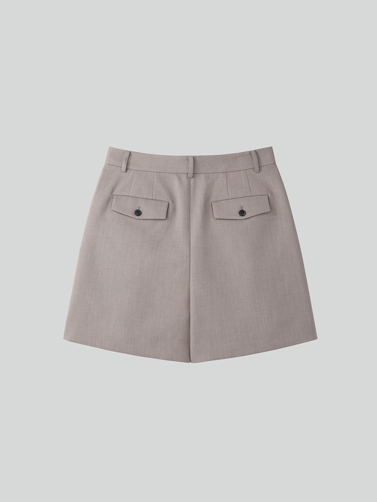 Recto - Double Pleated Shorts (Sepia Grey) product image 5 | TRAB K-Fashion Australia