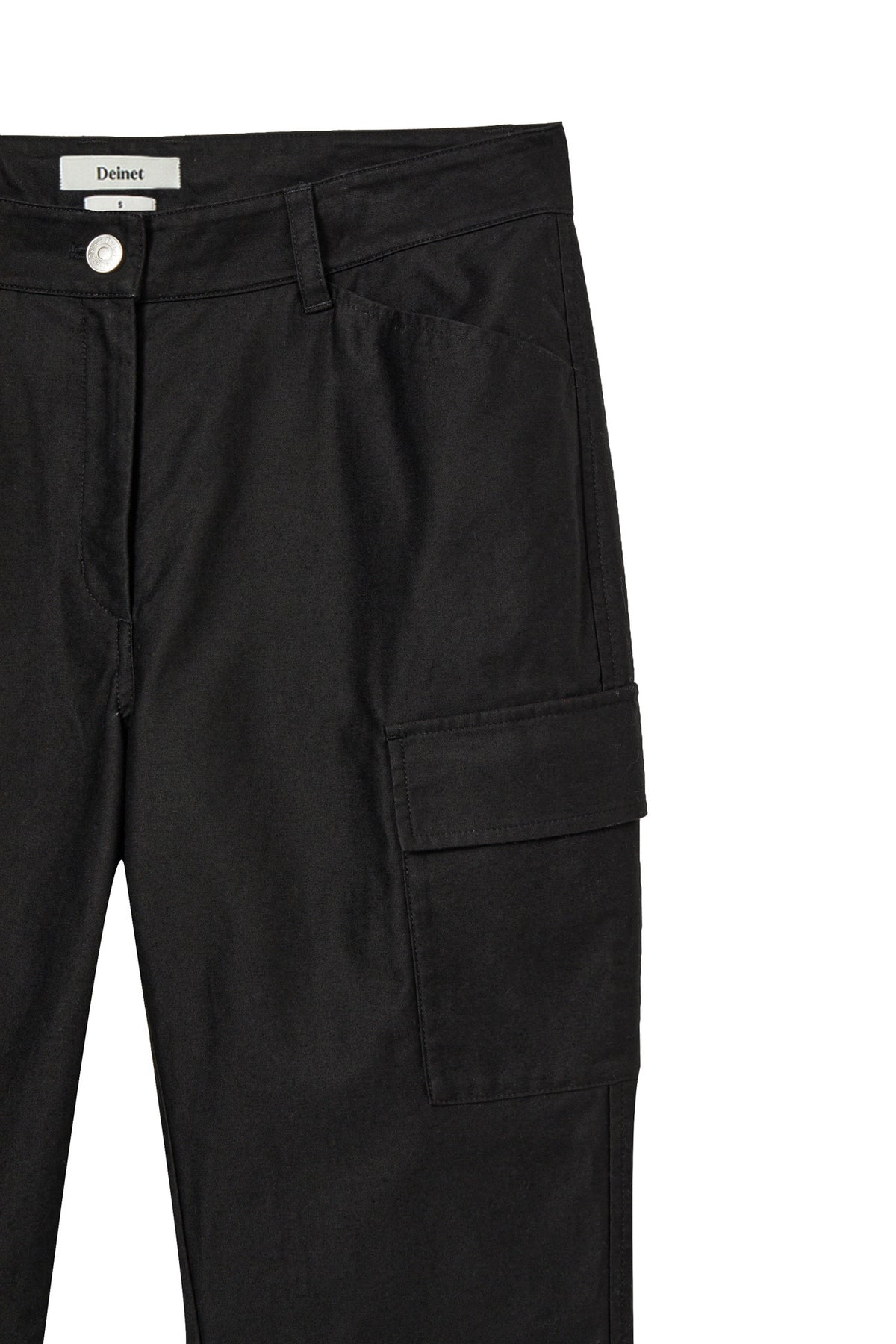 Deinet - Cotton Semi Bootcut Pants (Black) product image 4 | TRAB K-Fashion Australia