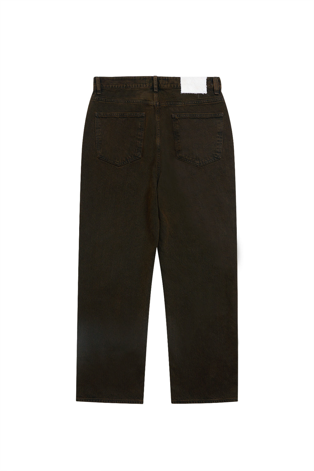 Stu - Straight Denim Pants (Brown) product image 12 | TRAB K-Fashion Australia