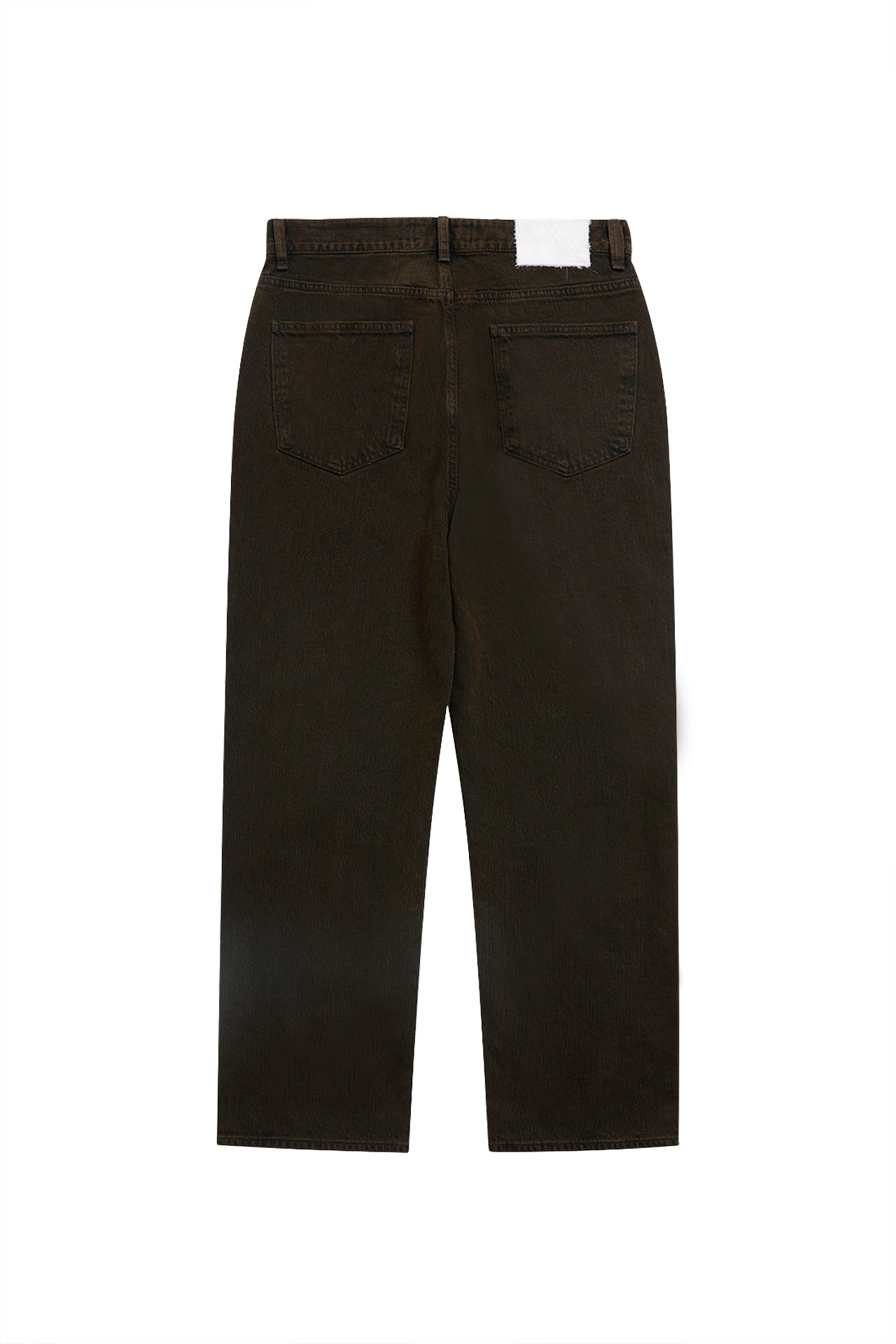 Stu - Straight Denim Pants (Brown) product image 12 | TRAB K-Fashion Australia