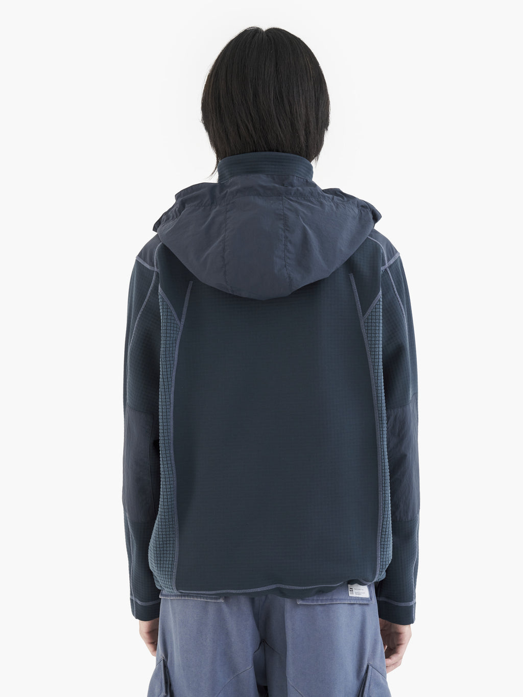 Jiyong Kim - Hooded Half Zip-Up (Navy) product image 11 | TRAB K-Fashion Australia