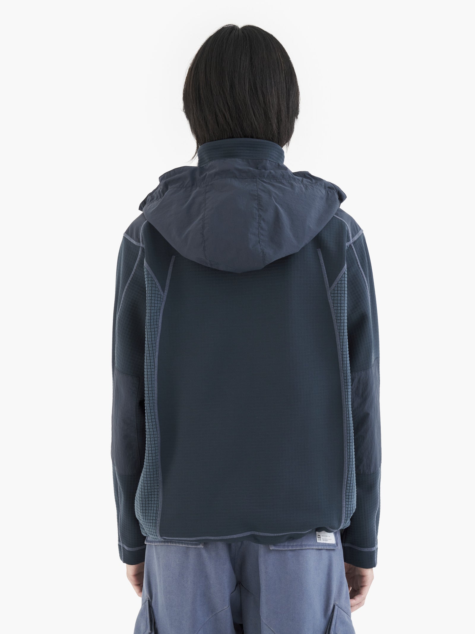 Jiyong Kim - Hooded Half Zip-Up (Navy) product image 11 | TRAB K-Fashion Australia