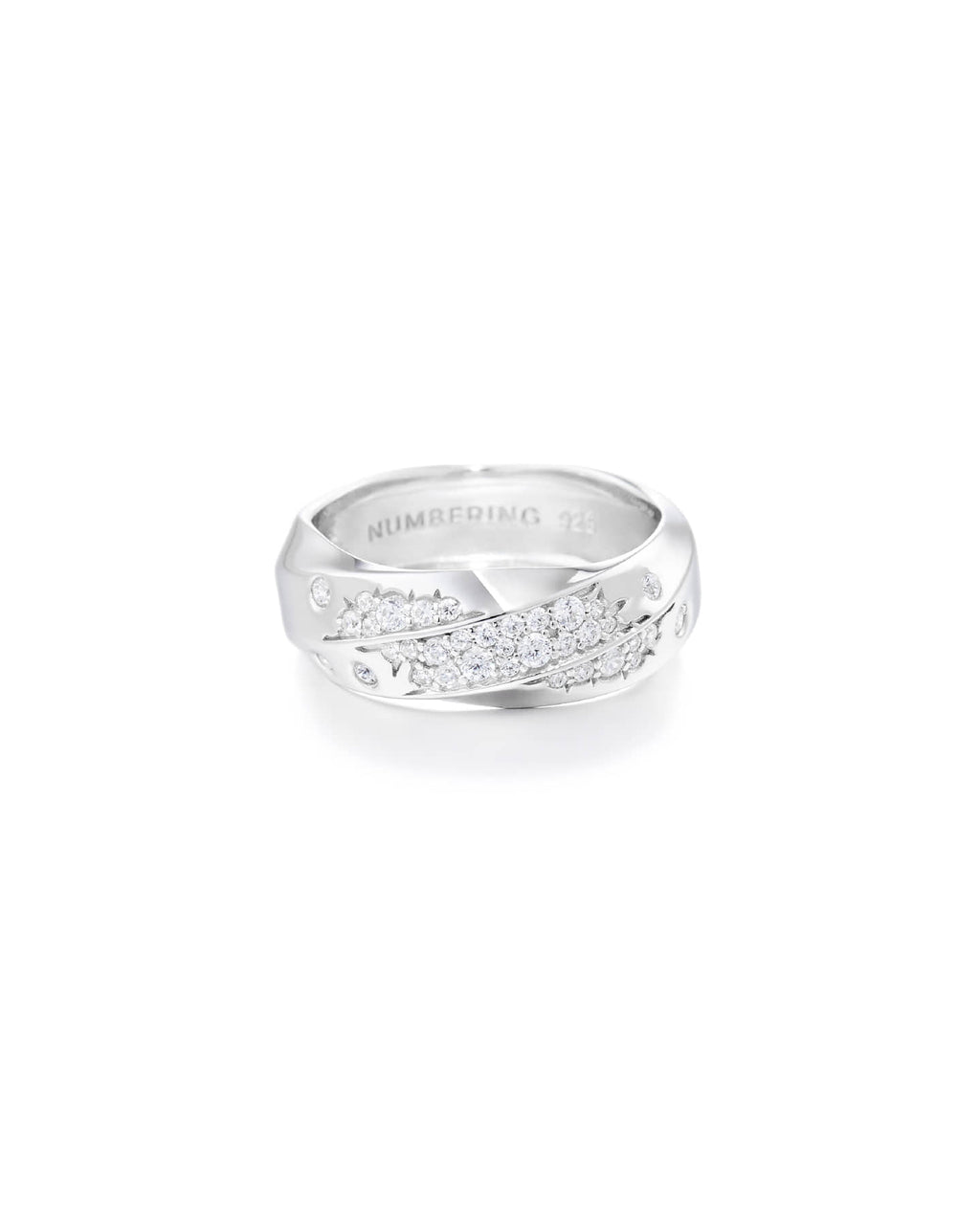 Numbering - Pave Sculpted Wave Ring #3416 product image 8 | TRAB K-Fashion Australia
