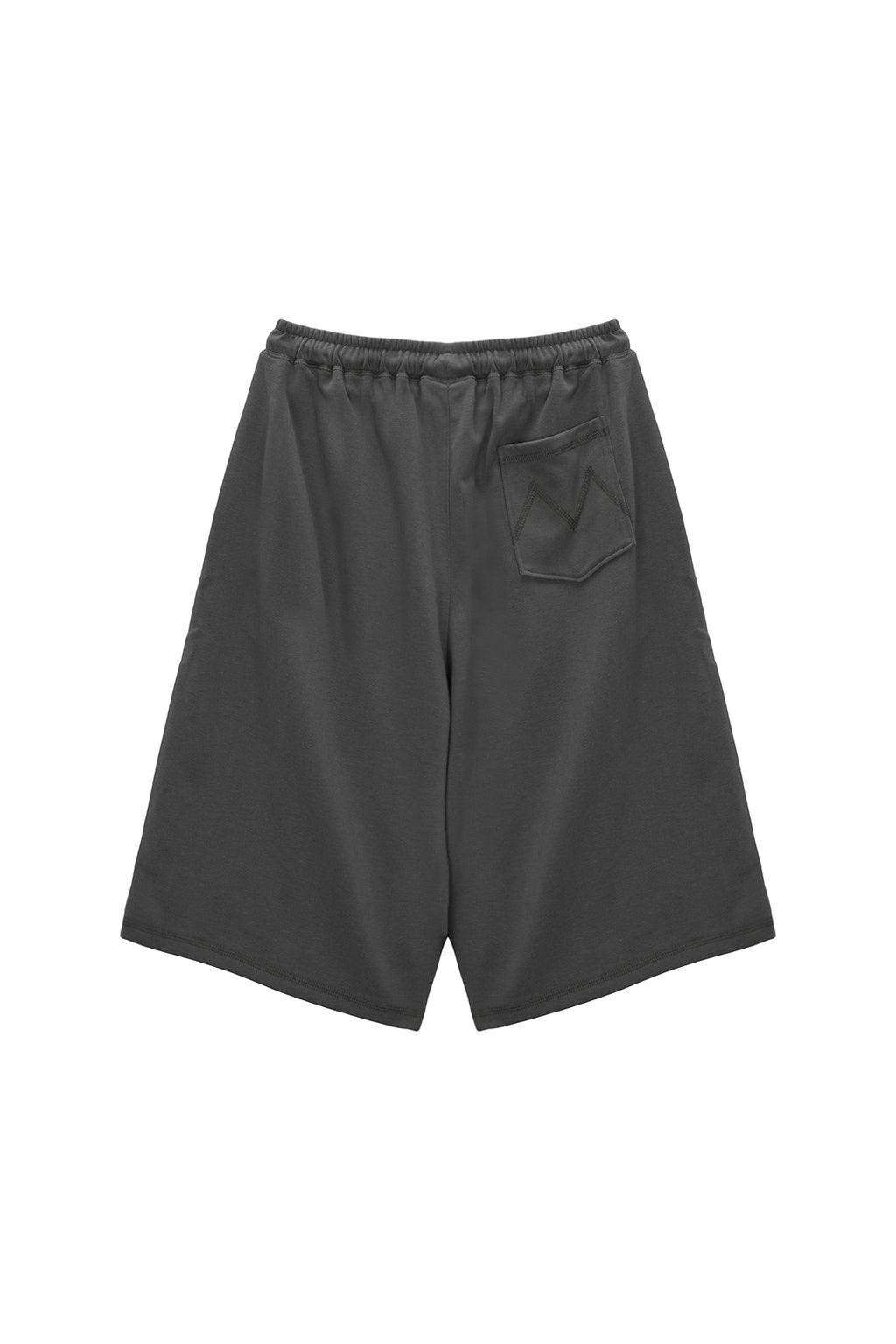 Matin Kim - Stitch Label Half Sweatshorts (Charcoal) product image 5 | TRAB K-Fashion Australia
