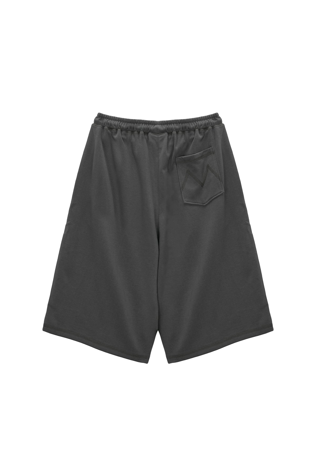 Matin Kim - Stitch Label Half Sweatshorts (Charcoal) product image 5 | TRAB K-Fashion Australia