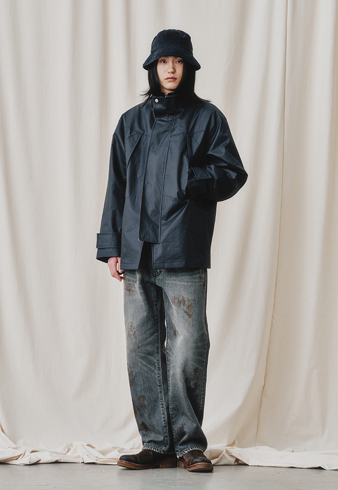 Art if acts - British Waxed Monster Parka (Black) product image 3 | TRAB K-Fashion Australia