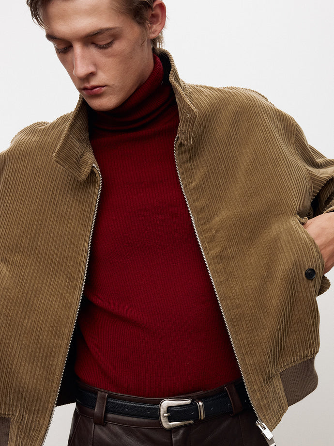 Tonywack - Italian Corduroy Harrington Jacket (Beige Khaki) product image 10 | TRAB K-Fashion Australia