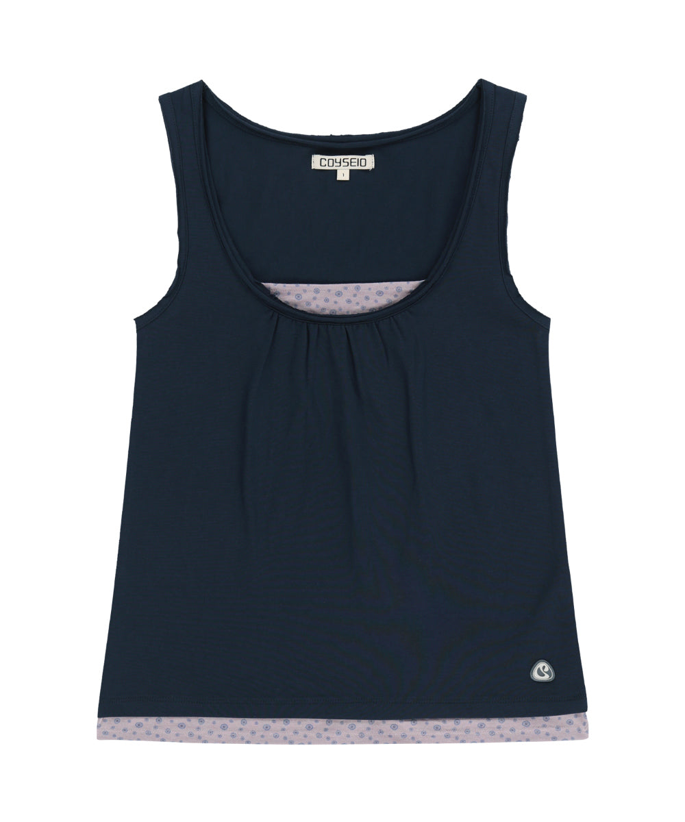 Coyseio - Dudu Layered Sleeveless (Navy) product image 17 | TRAB K-Fashion Australia