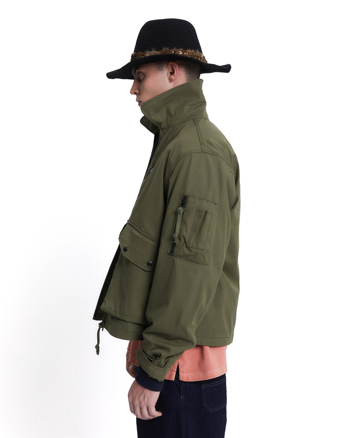 Eastlogue - Combat Flight Jacket (Olive C/n) product image 3 | TRAB K-Fashion Australia