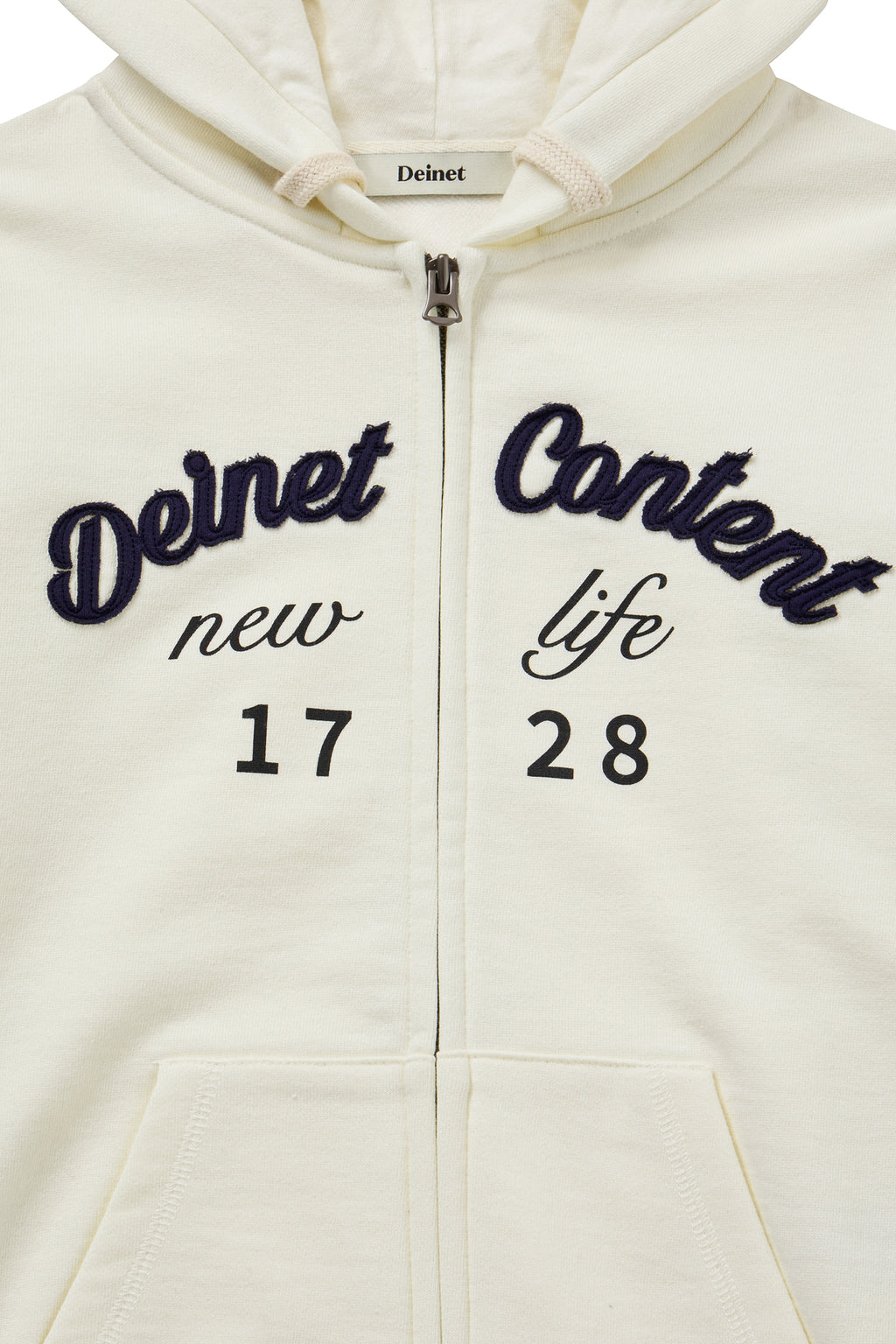 Deinet - Content Slim Hood Zip - Up (Ivory) product image 4 | TRAB K-Fashion Australia