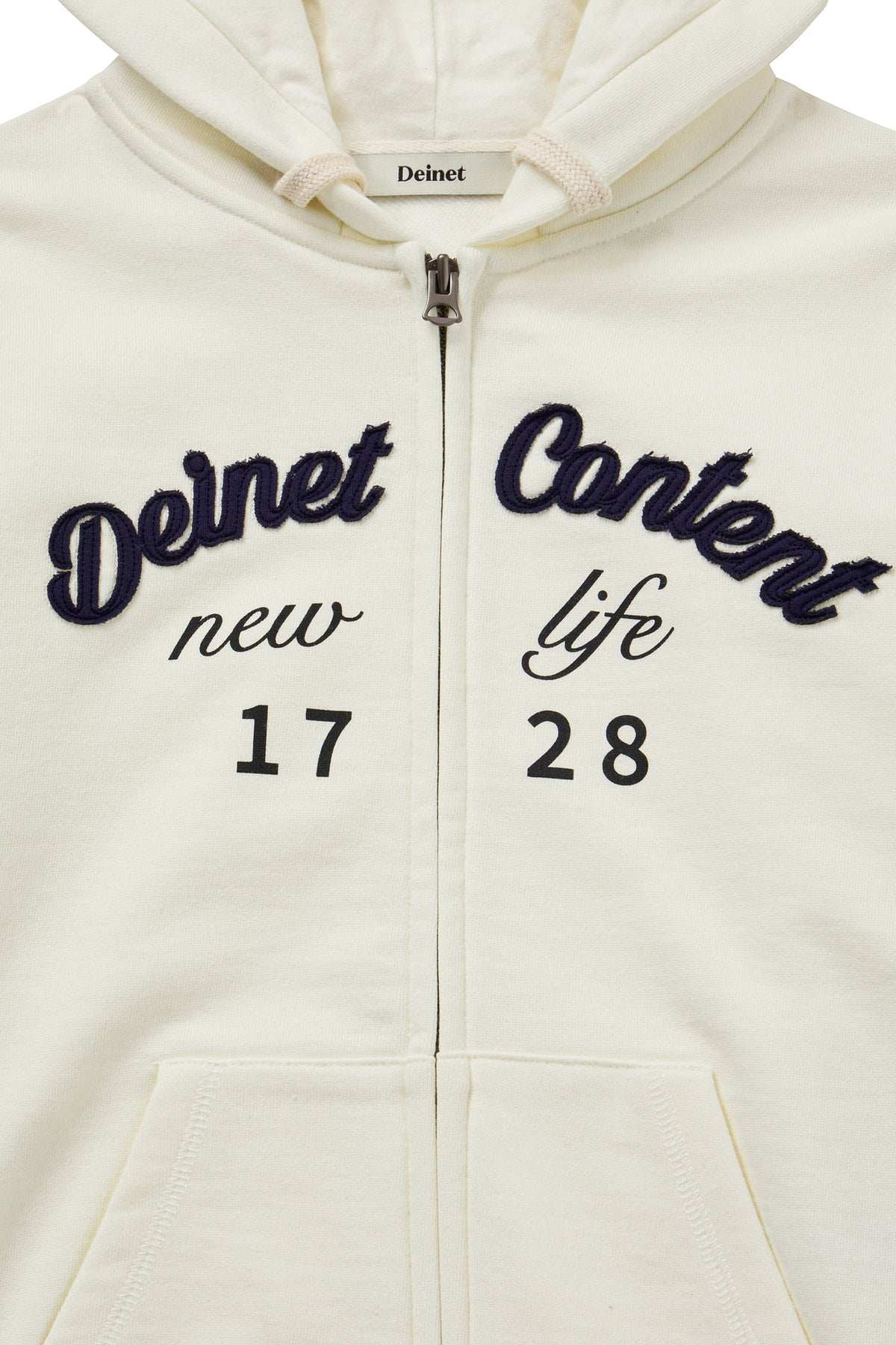 Deinet - Content Slim Hood Zip - Up (Ivory) product image 4 | TRAB K-Fashion Australia