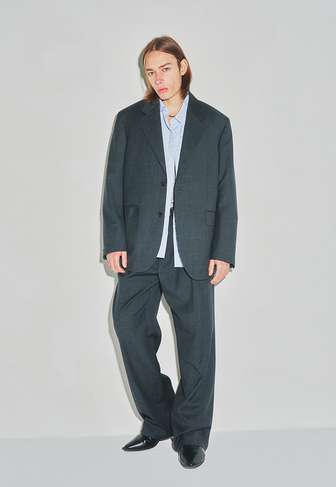 Tonywack - Relaxed Fit Tailored Blazer (Grey) product image 4 | TRAB K-Fashion Australia