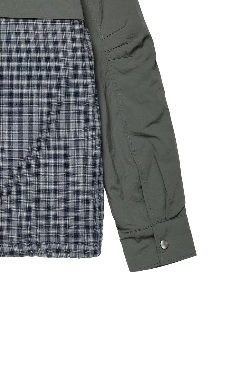 Deinet - Deinet Check Contrast Bomber Jacket (Charcoal) product image 18 | TRAB K-Fashion Australia
