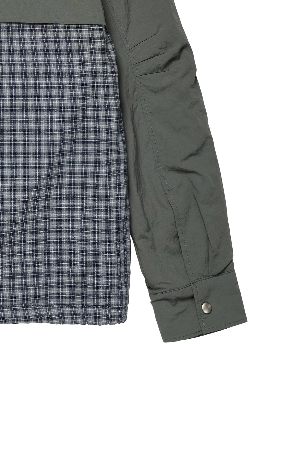 Deinet - Deinet Check Contrast Bomber Jacket (Charcoal) product image 18 | TRAB K-Fashion Australia