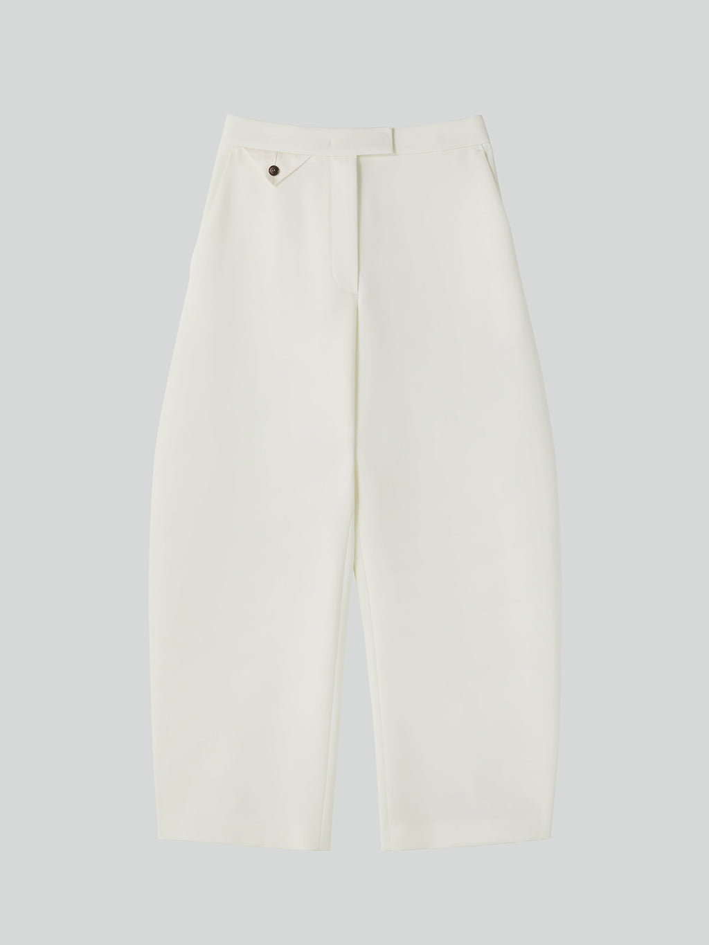 Recto - Curved Legs Crepe Pants (Off White) product image 6 | TRAB K-Fashion Australia