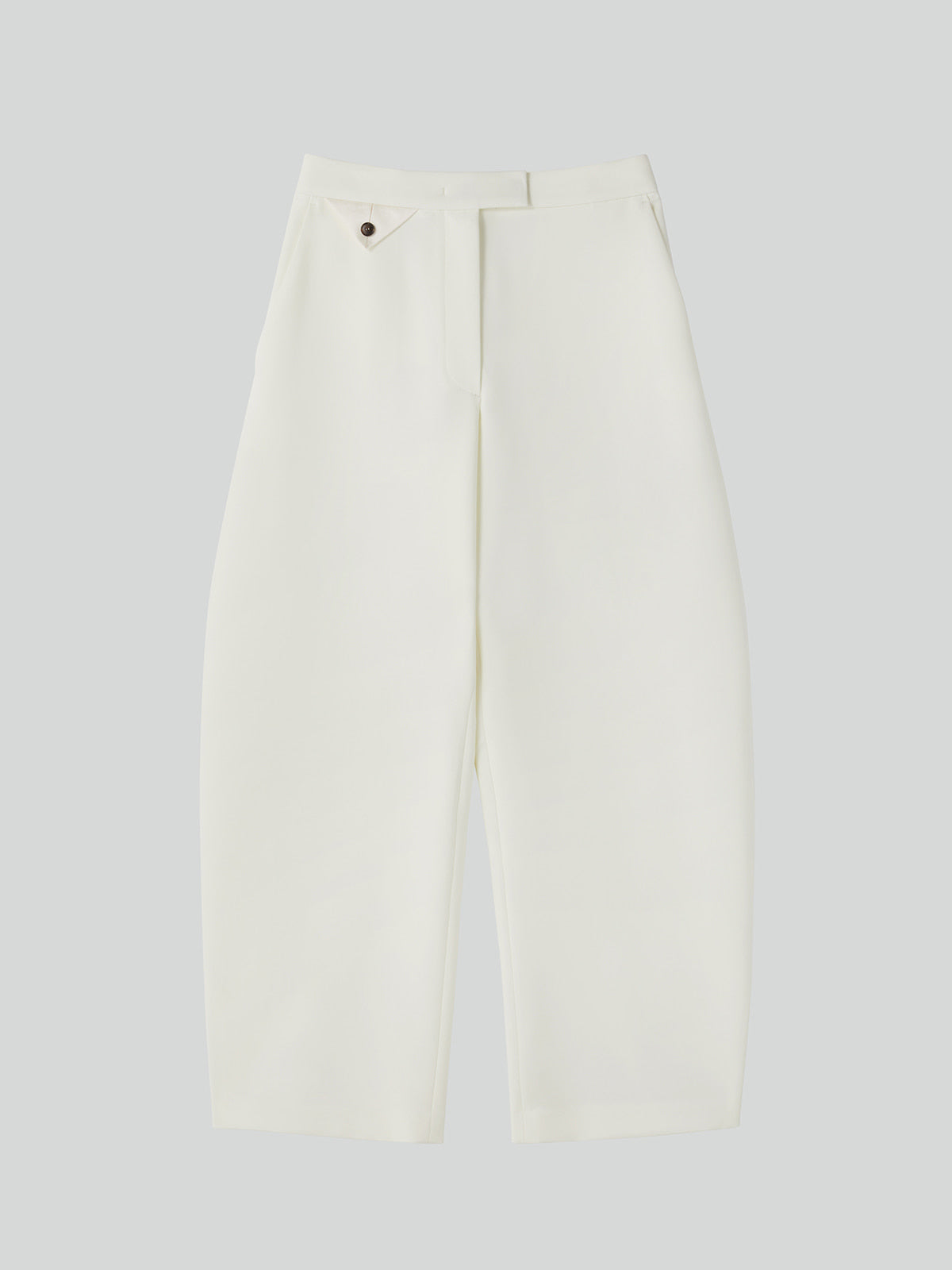 Recto - Curved Legs Crepe Pants (Off White) product image 6 | TRAB K-Fashion Australia