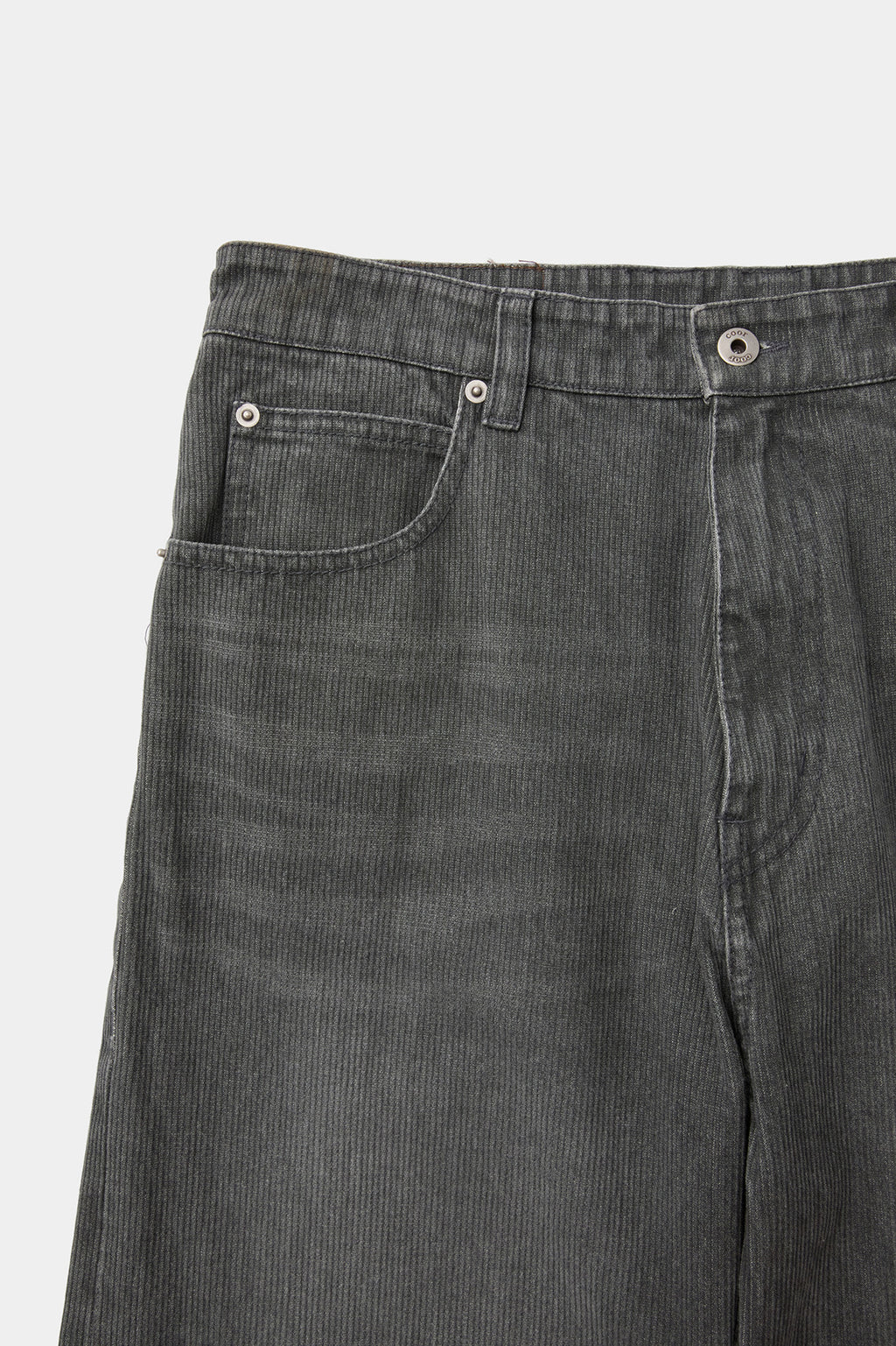 Coor - Brushed Rib Texture Jeans (Washed Gray) product image 5 | TRAB K-Fashion Australia
